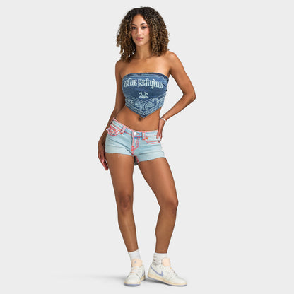 True Religion Denim Scarf Top / Venice Drift