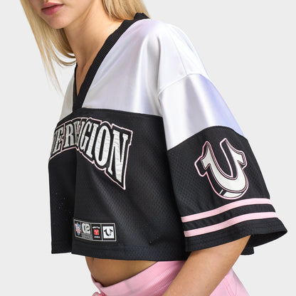 True Religion Maillot sport Crystal Noir / Blanc