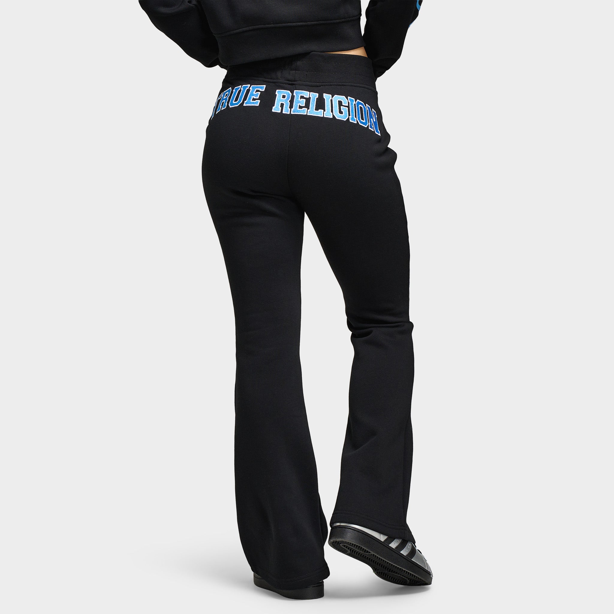 True Religion Women's Mid Rise Bootcut Pants / Black – JD Sports