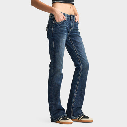True Religion Women Crystal Becca Bootcut Big T / Dark Wash