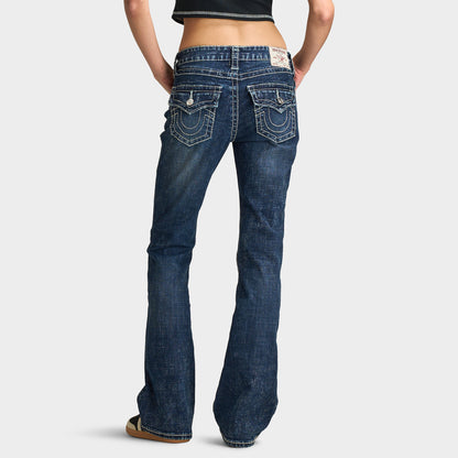 True Religion Women Crystal Becca Bootcut Big T / Dark Wash
