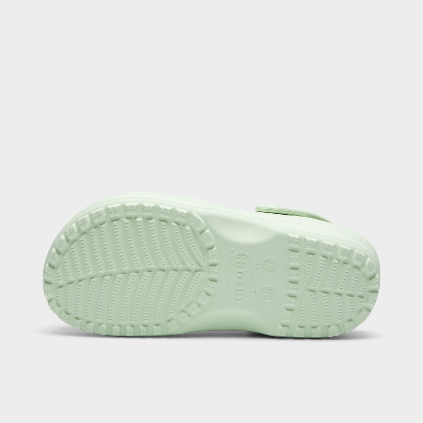 Crocs Women's Classic Floral Cut Out Clog / Jade Tint