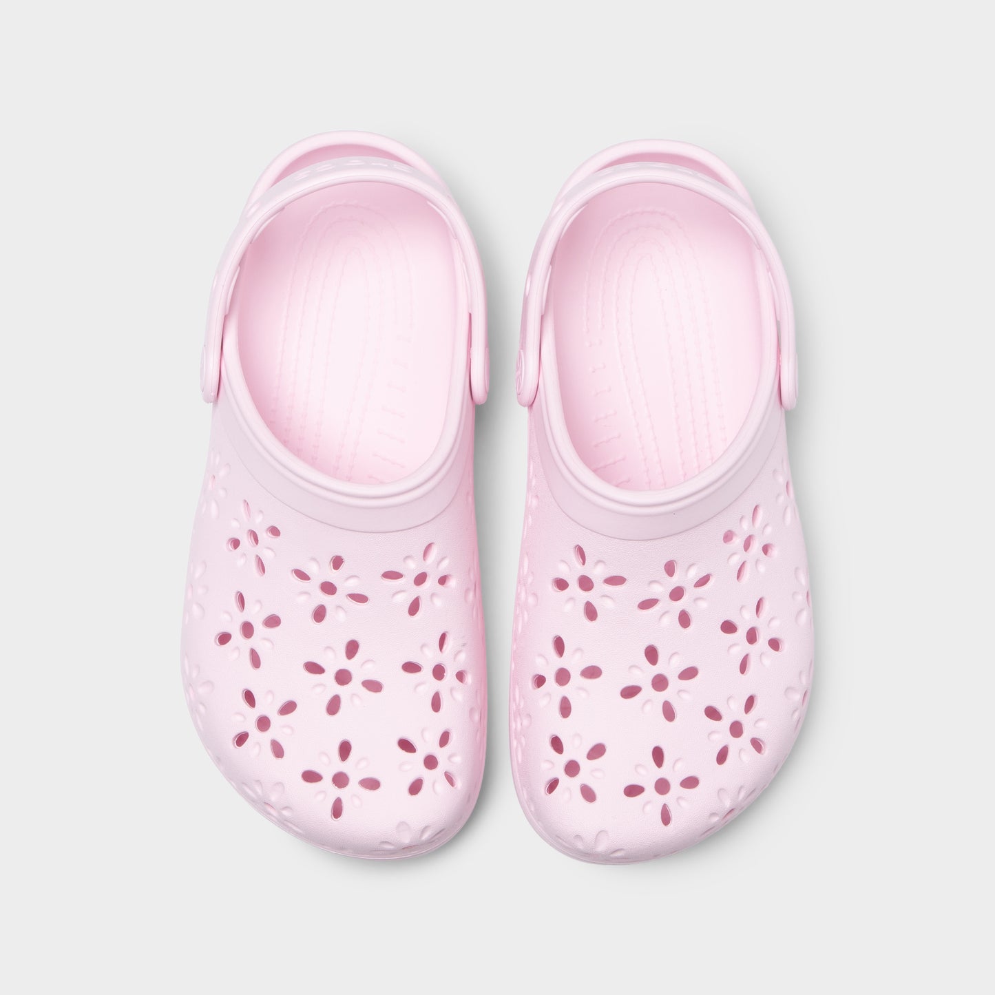 Crocs Classique Femmes Floral Cut Out / Lait Rose