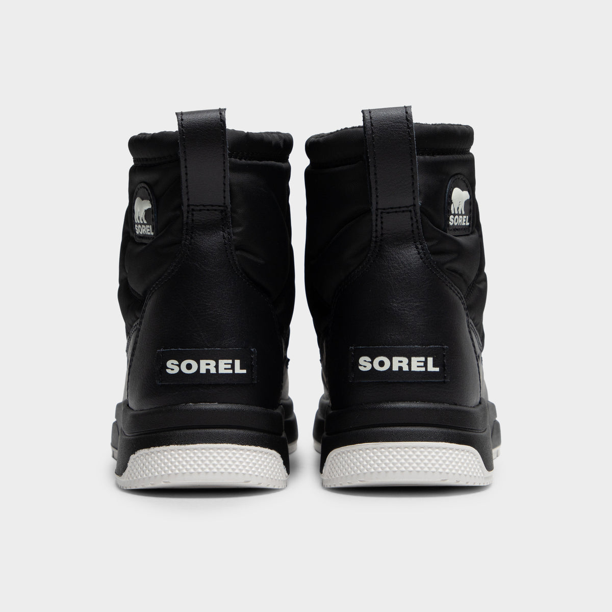 Sorel Juniors' Whitney III Mid Waterproof Black / Black