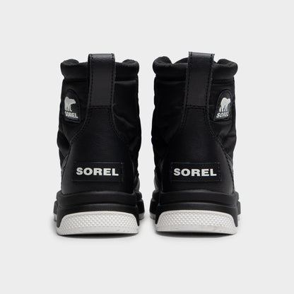 Sorel Children's Whitney III Mid Waterproof Black / Black