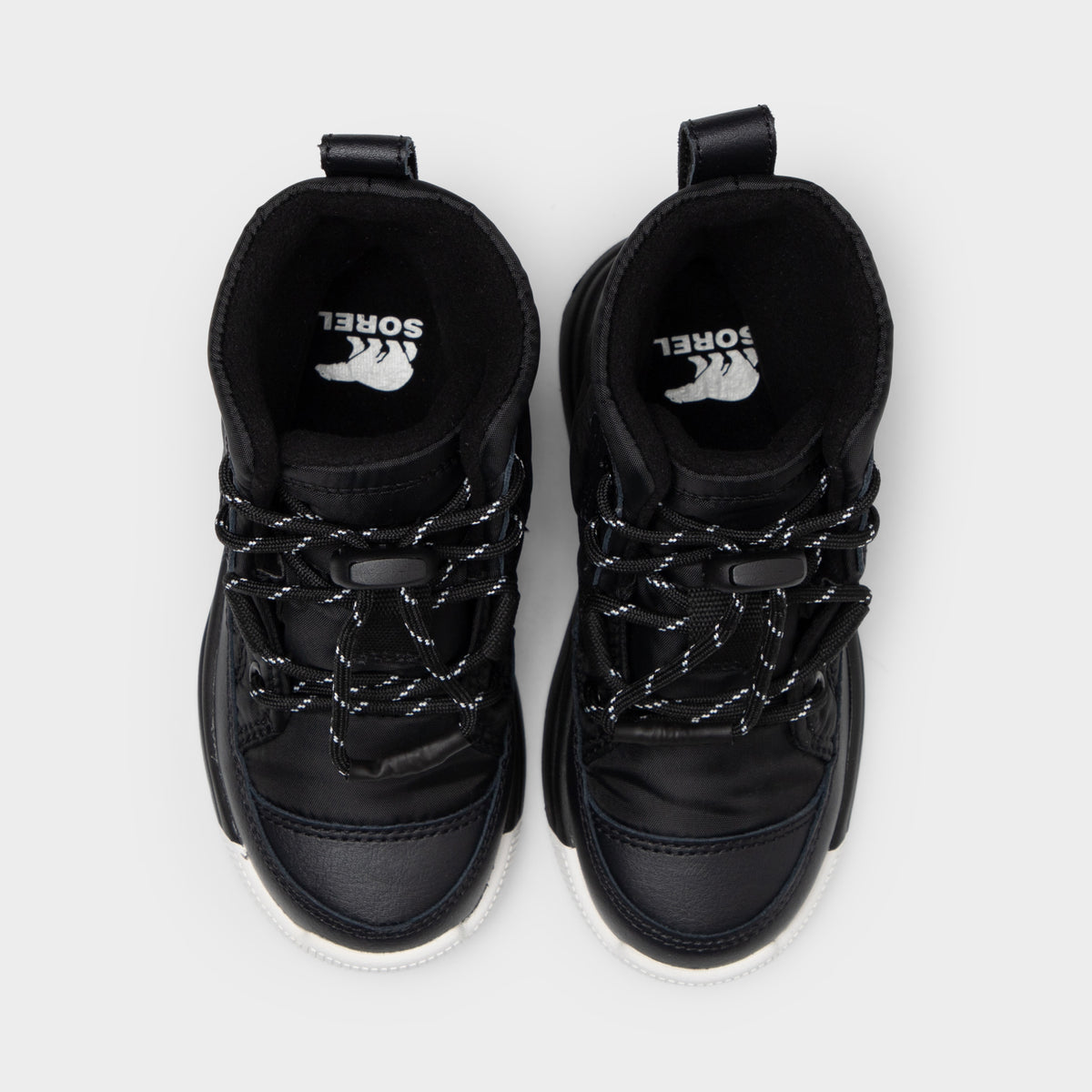 Sorel Children's Whitney III Mid Waterproof Black / Black