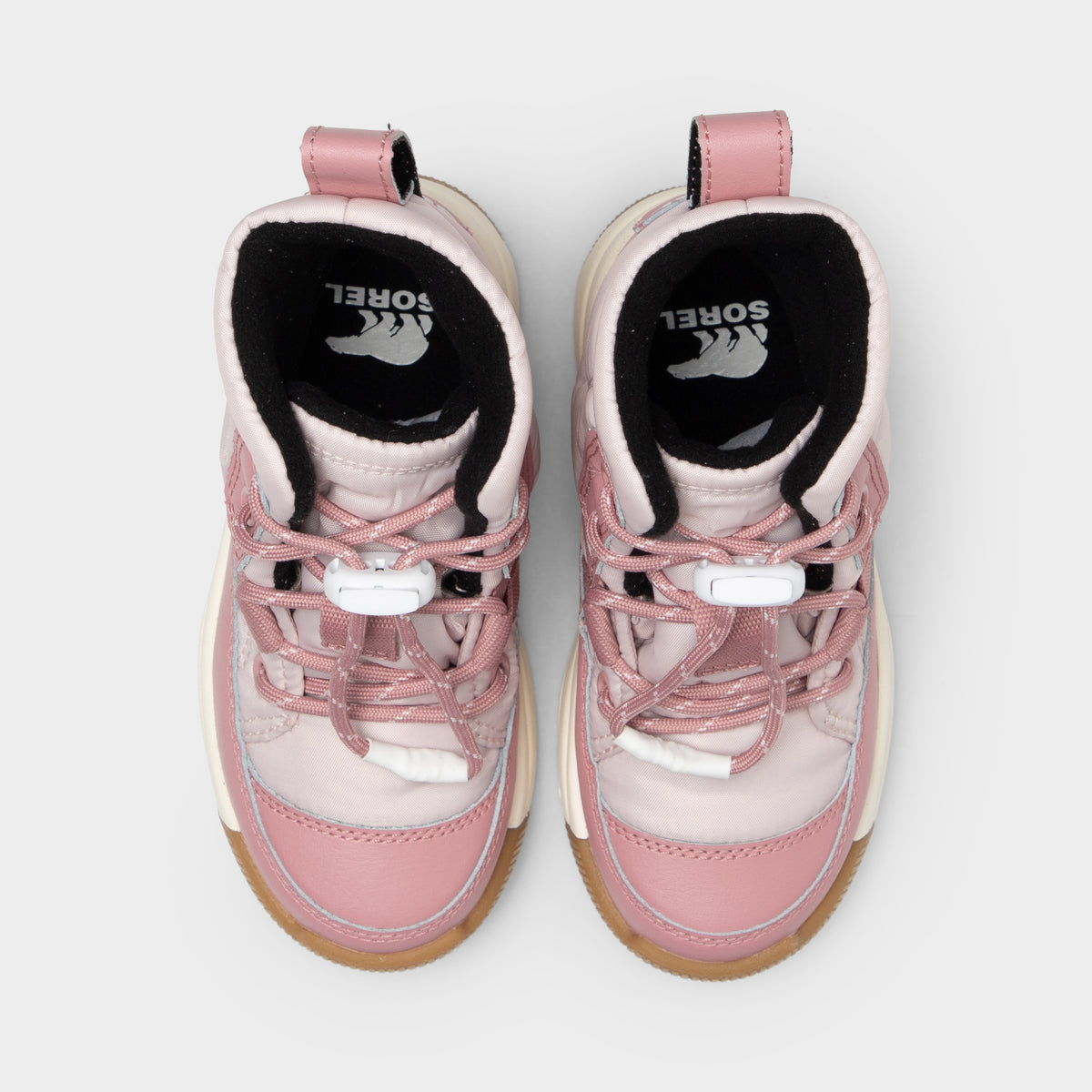 Sorel Enfants Whitney III Mid imperméable Rose Sel / Rose Gomme