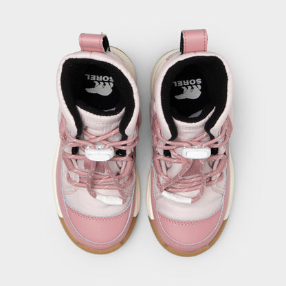 Sorel Enfants Whitney III Mid imperméable Rose Sel / Rose Gomme