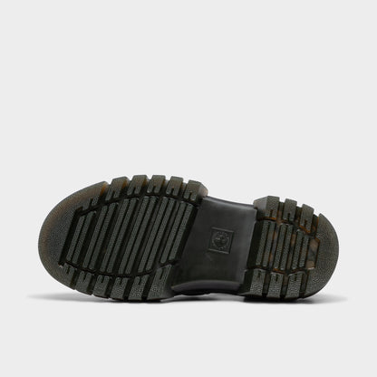 Dr. Martens Femmes Ricki Nappa Lux à 3 bandes Sandale / Noir
