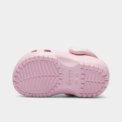 Sabots Crocs Classic Unicorn Iridescent Shimmer pour tout-petits / Rose lait