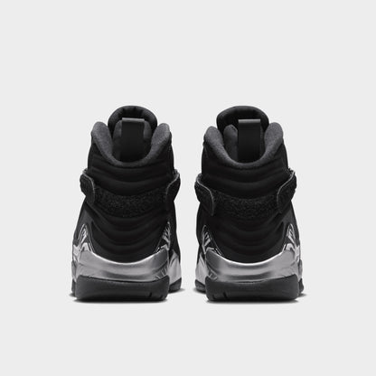 Jordan 8 Retro GS Noir / Blanc - Gris clair
