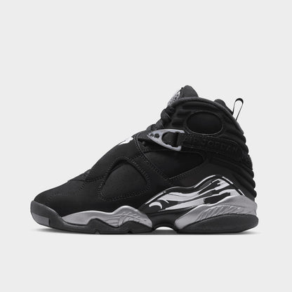 Jordan 8 Retro GS Noir / Blanc - Gris clair