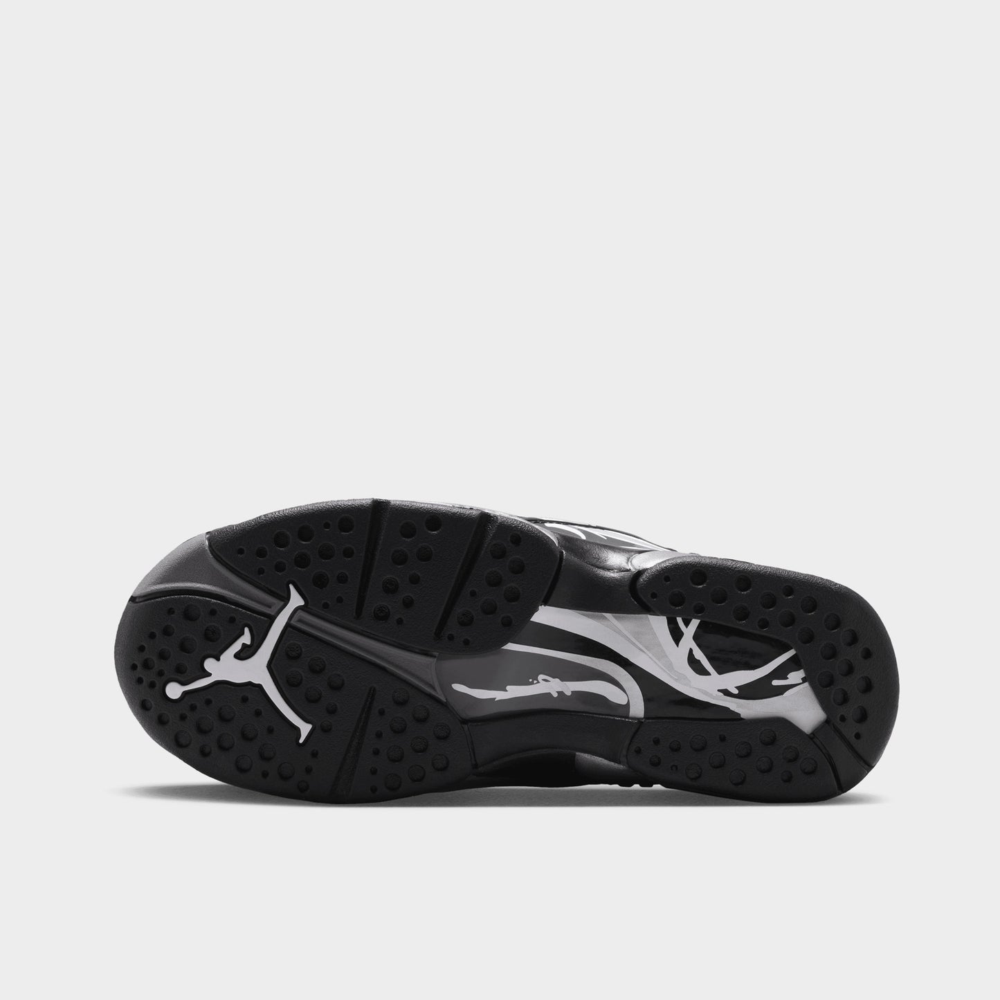 Jordan 8 Retro GS Noir / Blanc - Gris clair
