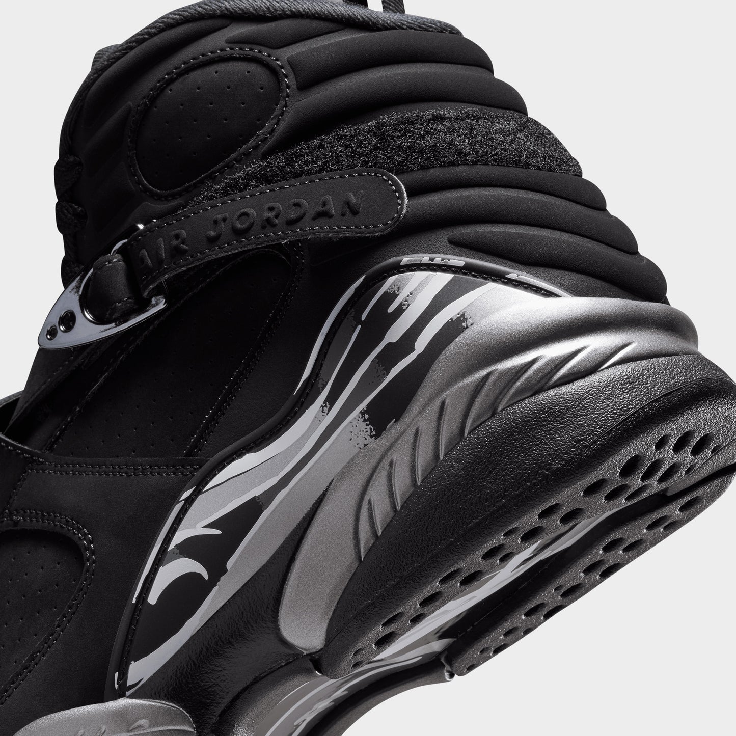 Jordan 8 Retro Noir / Blanc - Gris clair graphite
