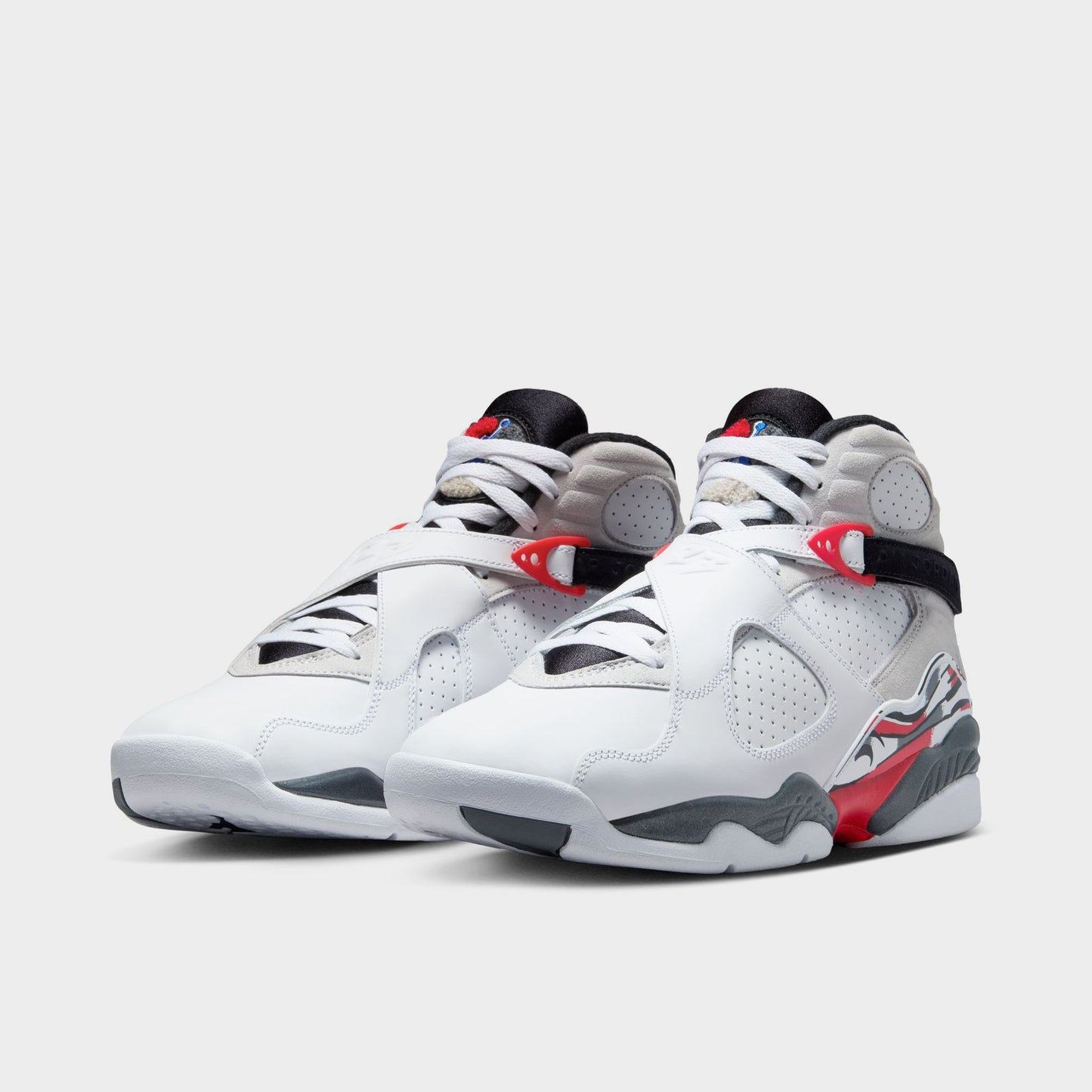 Air Jordan 8 Retro White / Red - Black