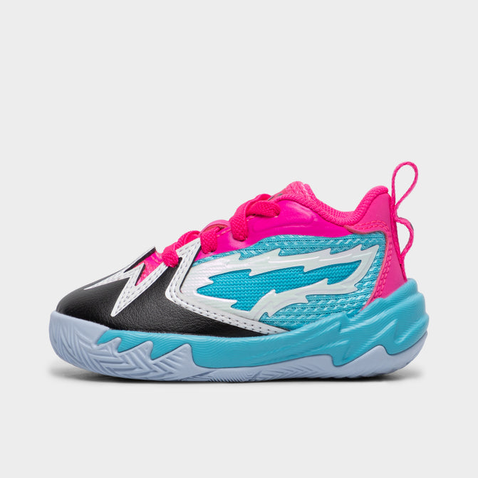 Puma Toddlers Scoot 1 Pink Blue Silver