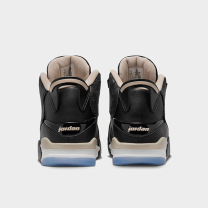 Jordan Dub Zero Black / Fossil Stone - White