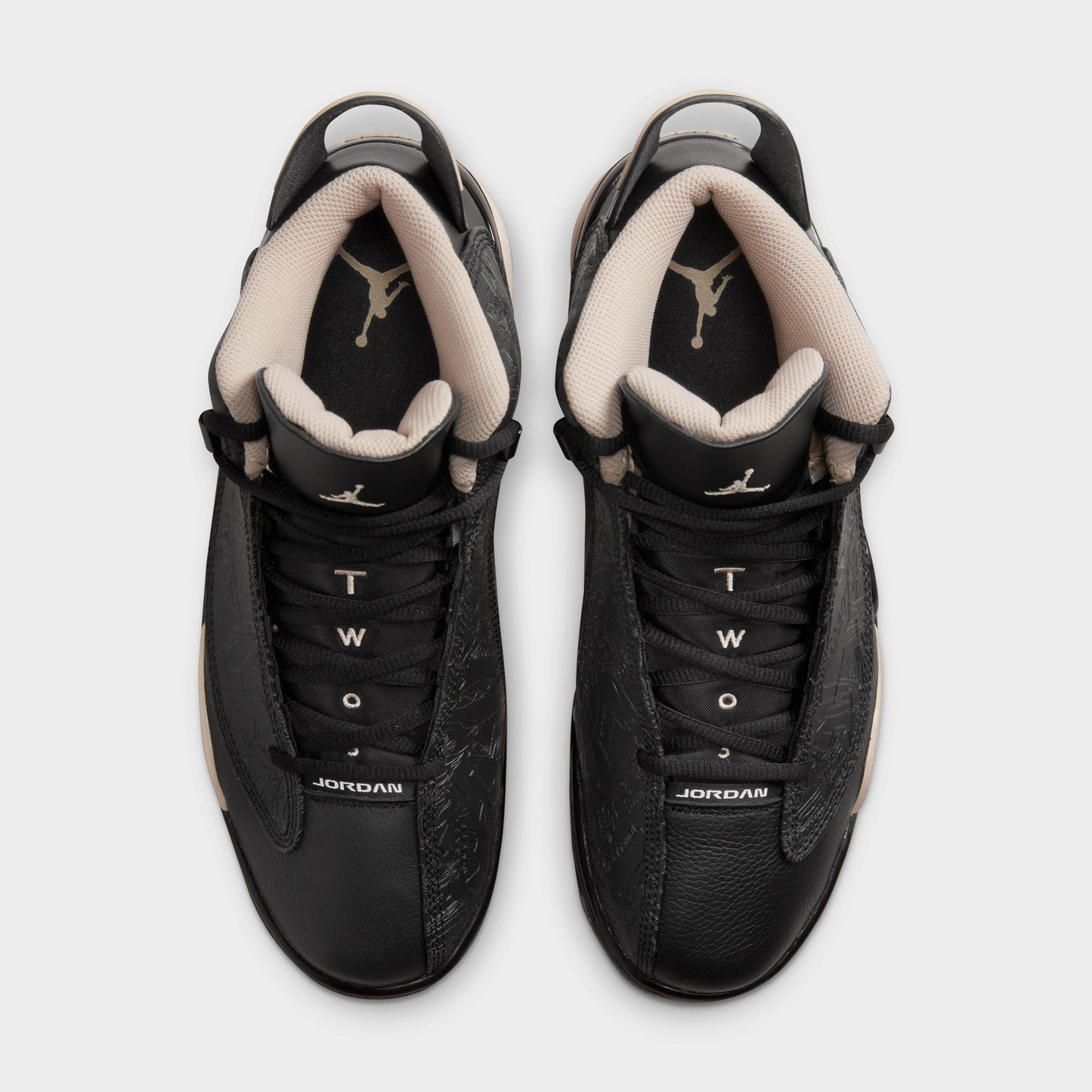 Jordan Dub Zero Black / Fossil Stone - White