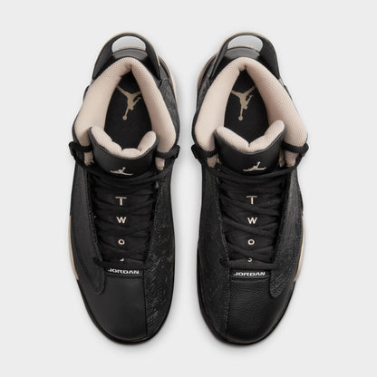 Jordan Dub Zero Black / Fossil Stone - White