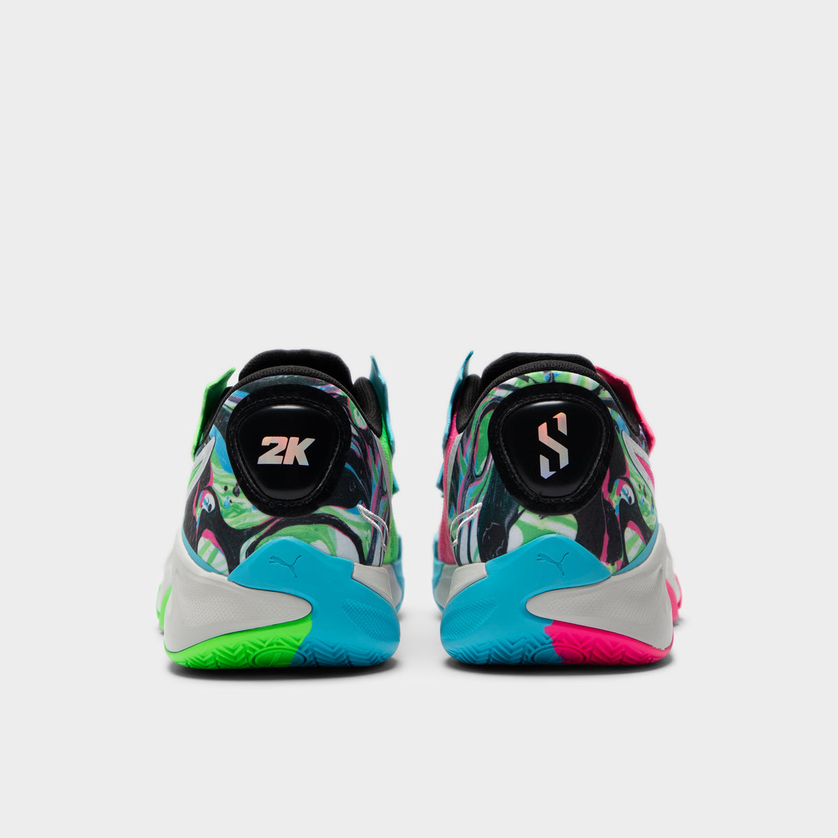 PUMA Scoot Zeros II Green Black Pink – JD Sports