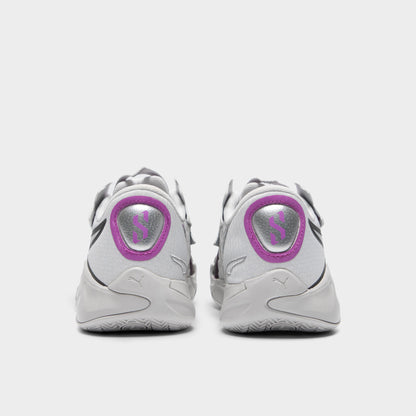 PUMA Juniors' Scoot Zeros II "Sterling" Feather Gray / Wild Berry