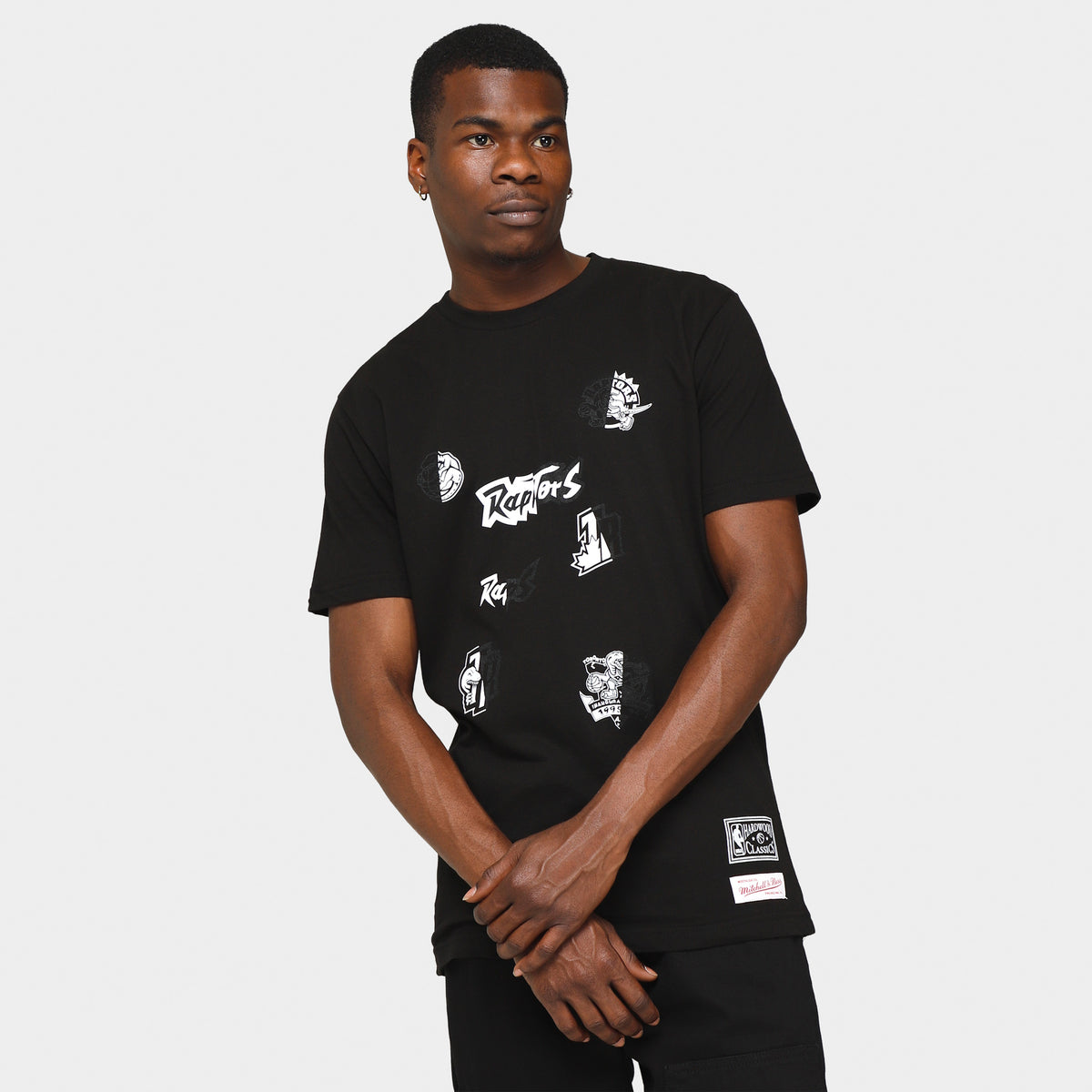 Mitchell & Ness Toronto Raptors Night T-shirt Black / White | JD Sports
