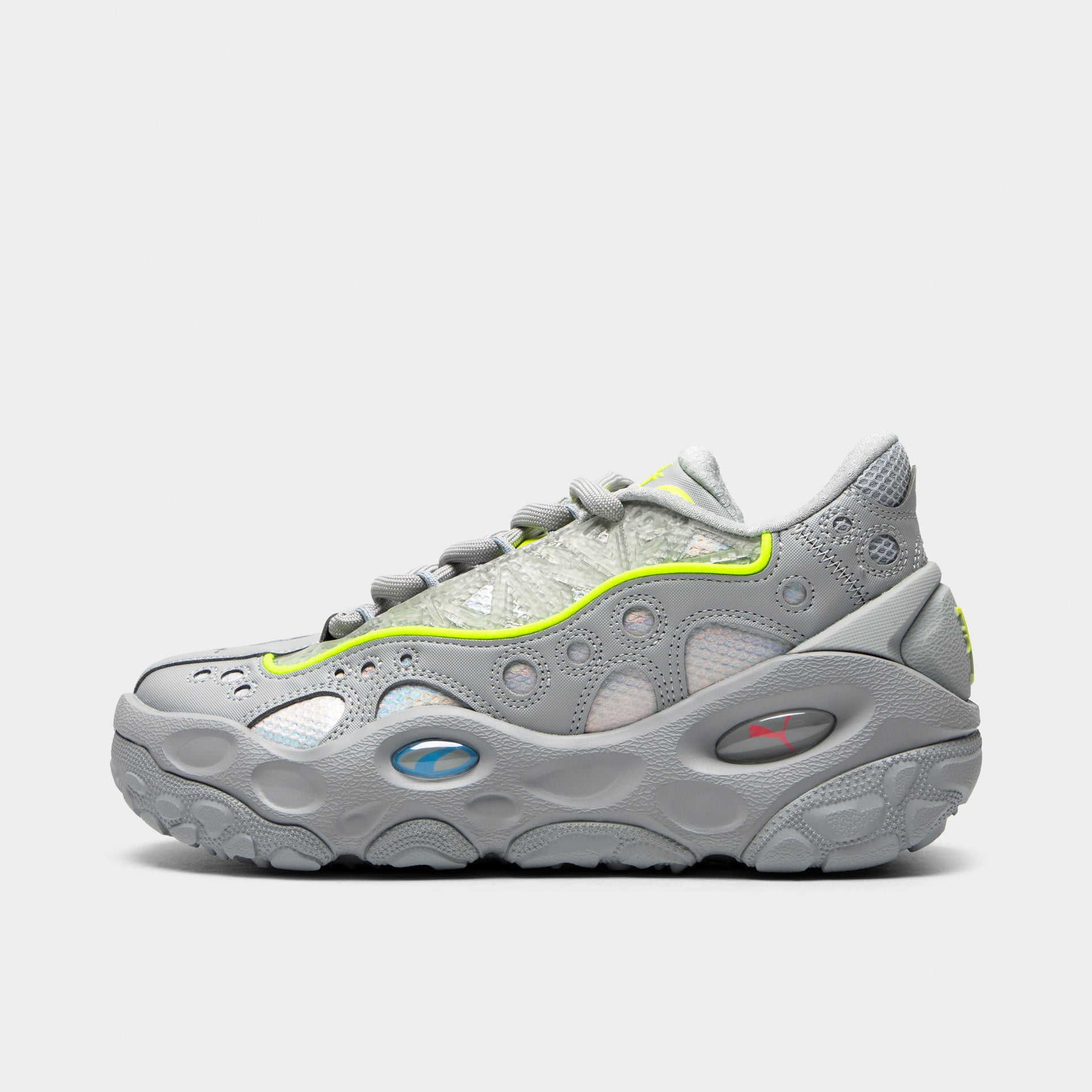 Puma La France Grey Silver Neon – JD Sports - Main Image