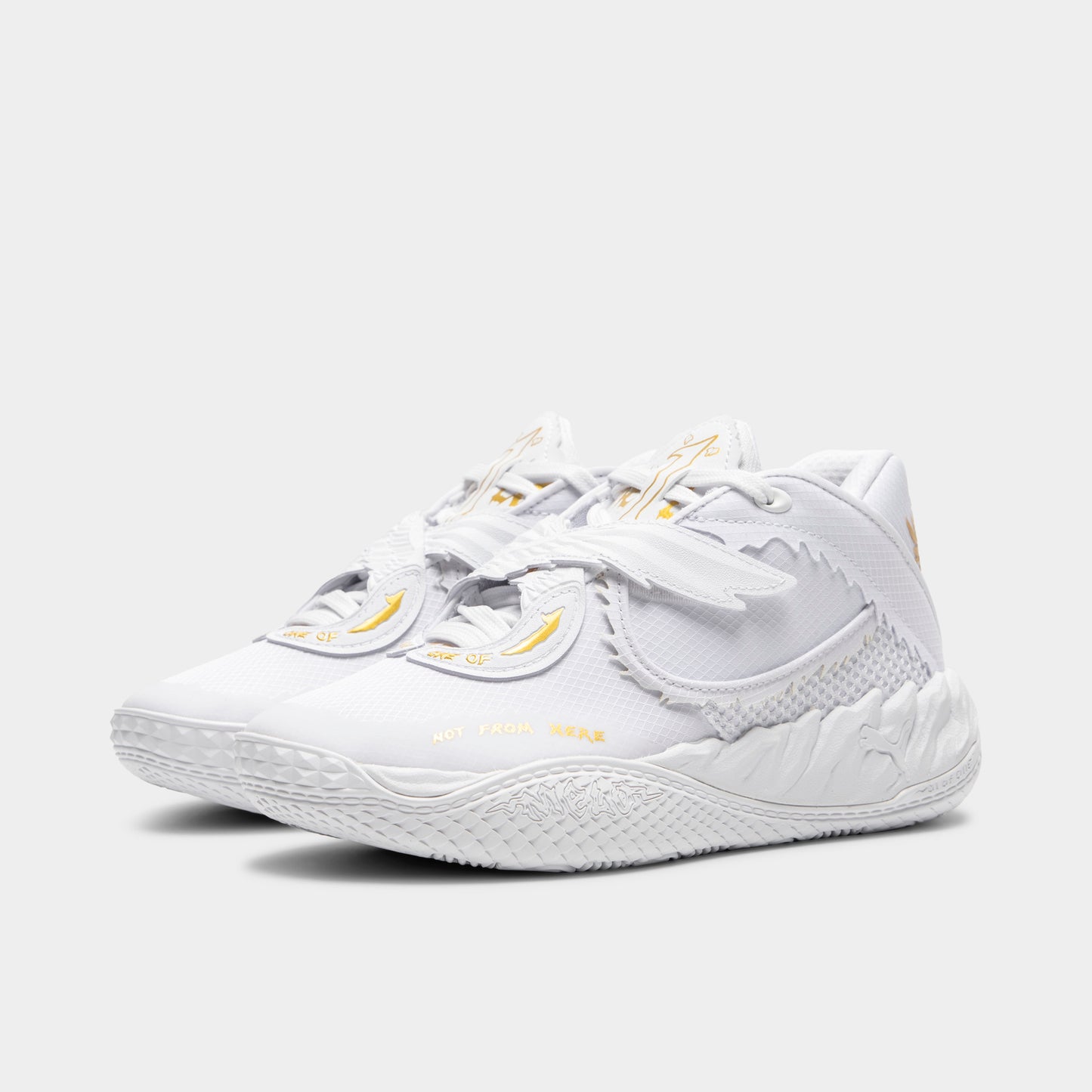 PUMA Juniors' MB.05 White / Silver Mist