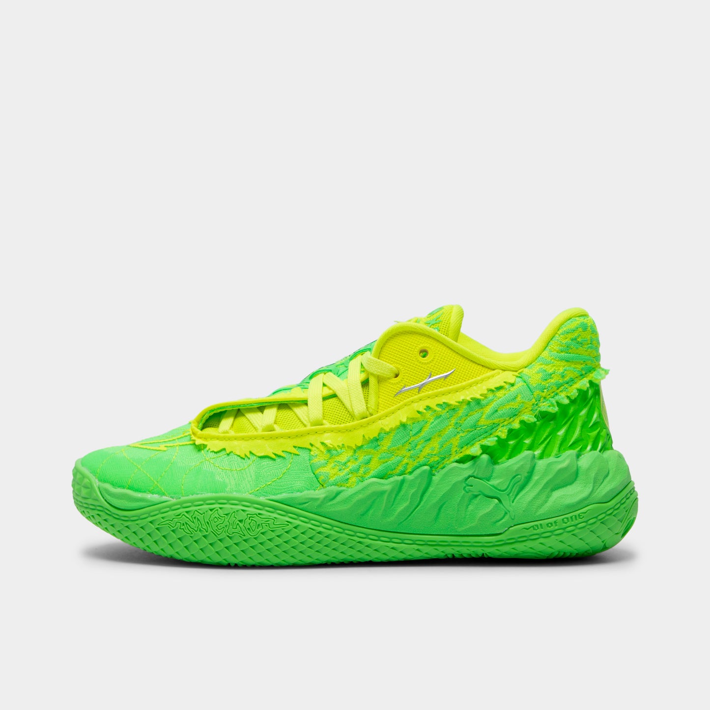 PUMA Juniors MB.05 Vert fluo - Jaune fluo