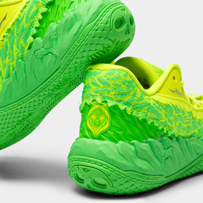PUMA Juniors MB.05 Vert fluo - Jaune fluo