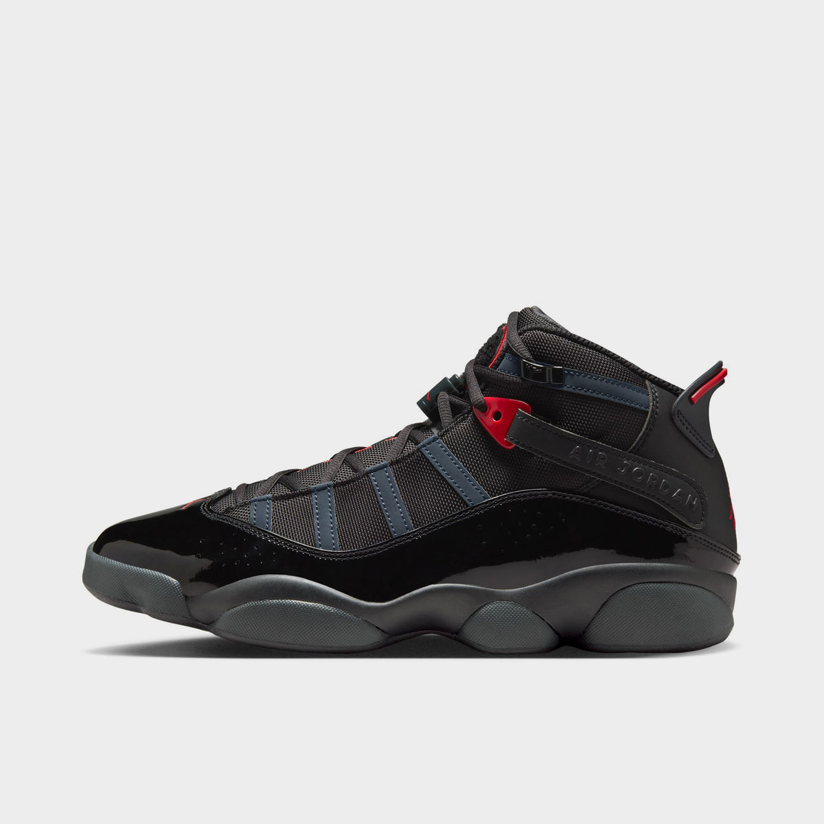 Jordan Rings Noir Rouge feu Anthracite – JD Sports