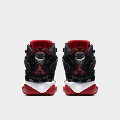 Jordan 6 Rings Noir / Rouge Varsity - Blanc