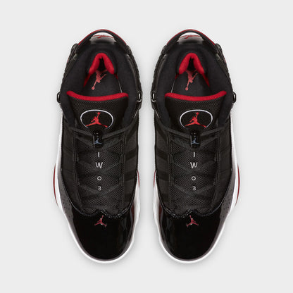 Jordan 6 Rings Noir / Rouge Varsity - Blanc