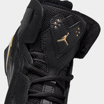 Jordan flight black best sale and gold