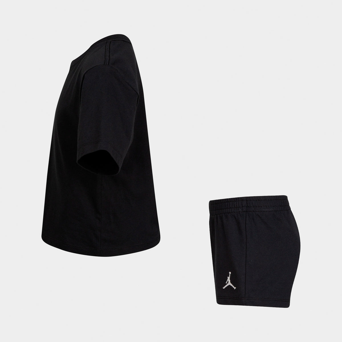 Jordan Child Girls' Essential Shorts and T-shirt Set / Black | JD Sports