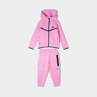 Nike Sportswear Children's Tech Fleece Full-Zip Hoodie Set / Pink Rose