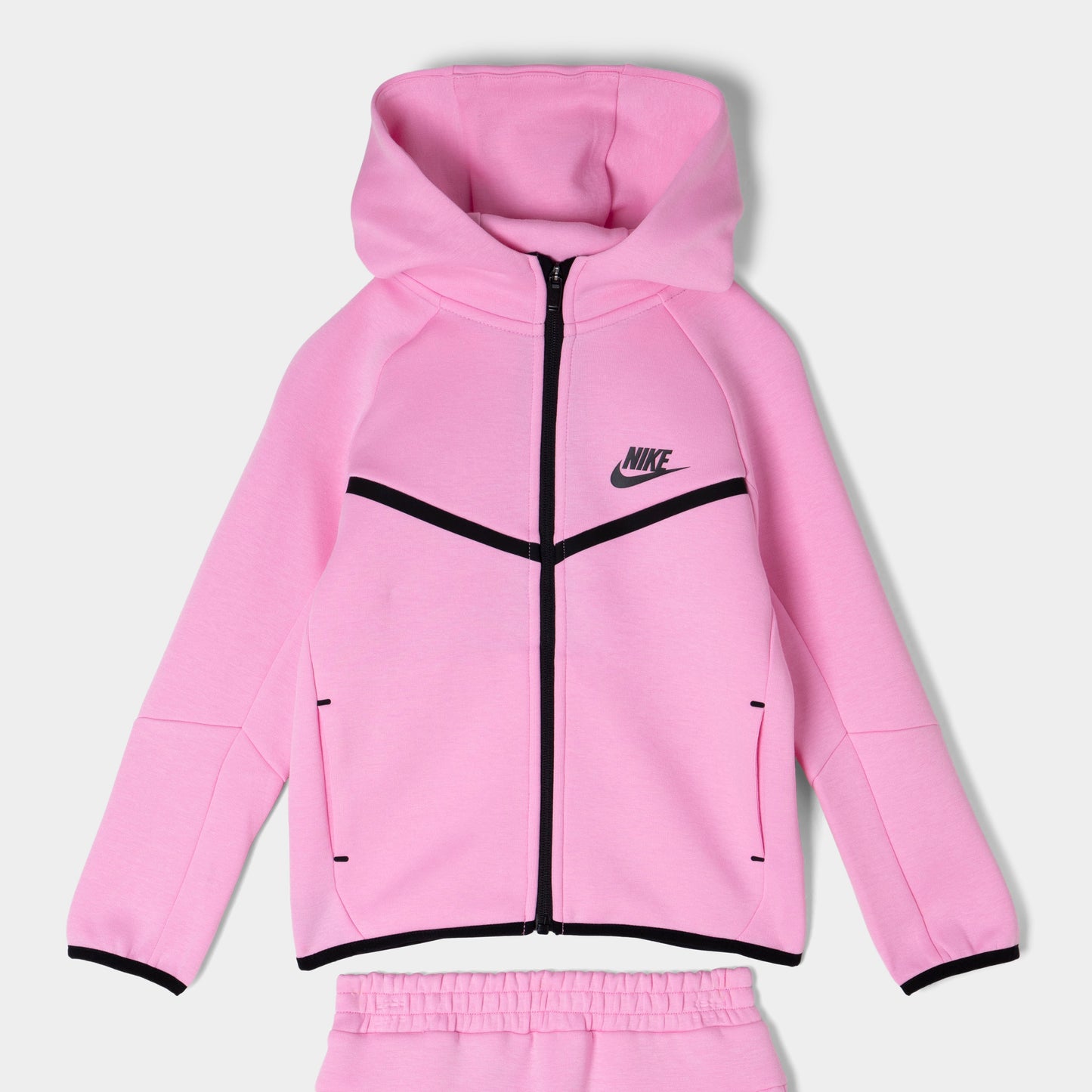 Nike Sportswear Children's Tech Fleece Full-Zip Hoodie Set / Pink Rose