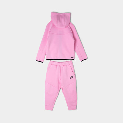 Nike Sportswear Children's Tech Fleece Full-Zip Hoodie Set / Pink Rose