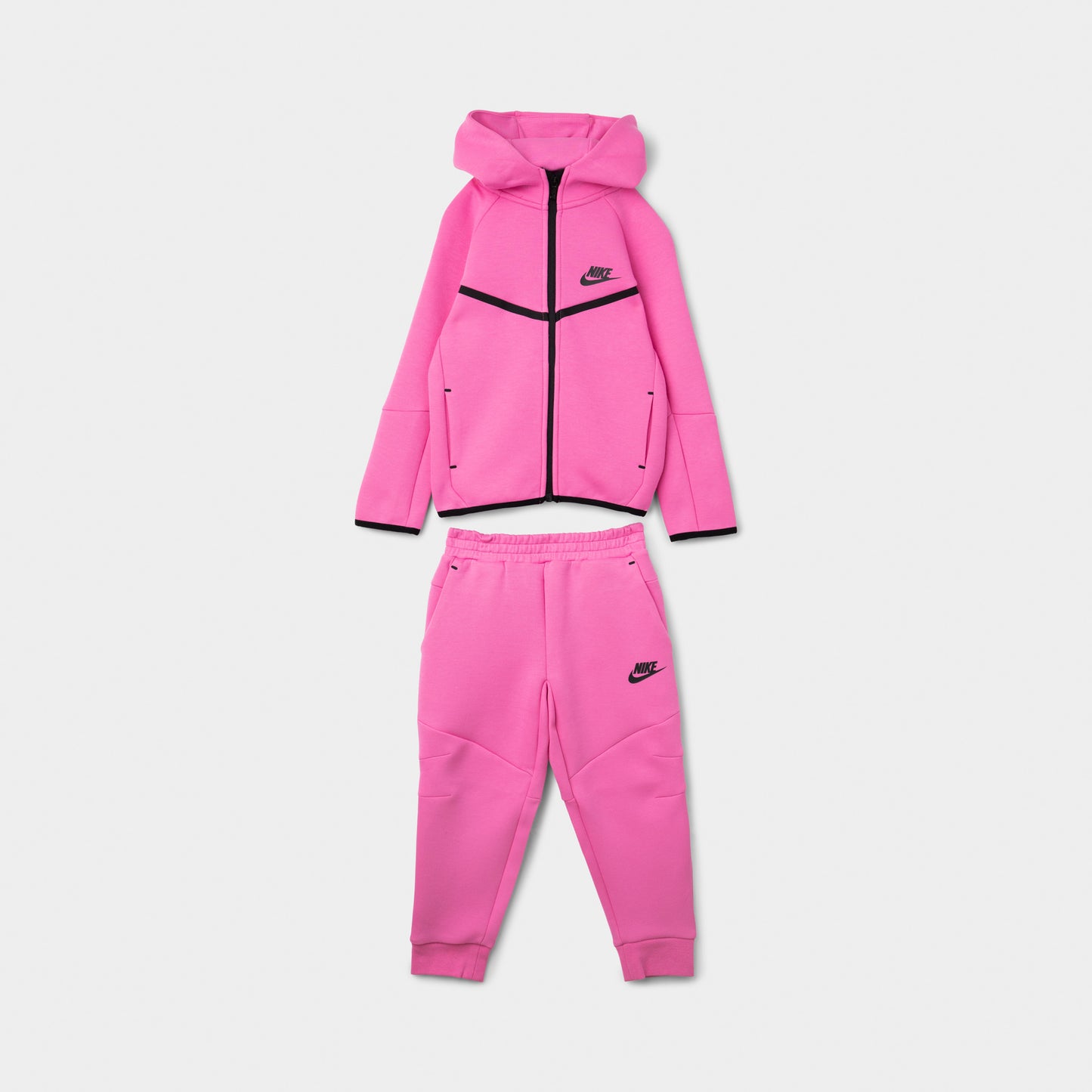 Nike Sportswear Children's Tech Fleece Full Zip Set Playful Pink / Black