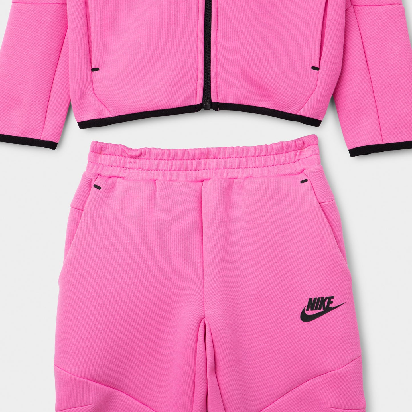 Nike Sportswear Children's Tech Fleece Full Zip Set Playful Pink / Black