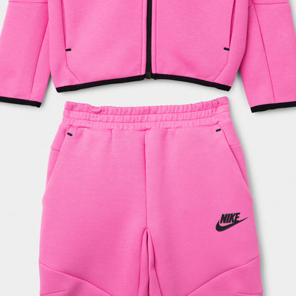 Nike Sportswear Children's Tech Fleece Full Zip Set Playful Pink / Black