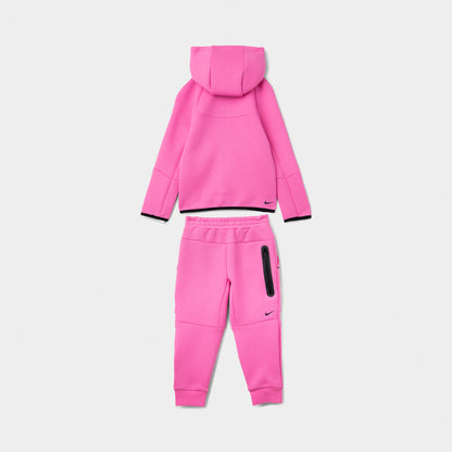 Nike Sportswear Children's Tech Fleece Full Zip Set Playful Pink / Black