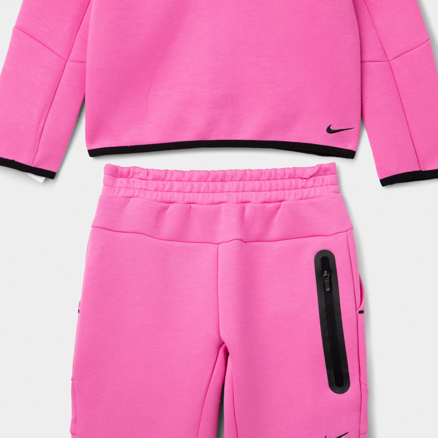 Nike Sportswear Children's Tech Fleece Full Zip Set Playful Pink / Black