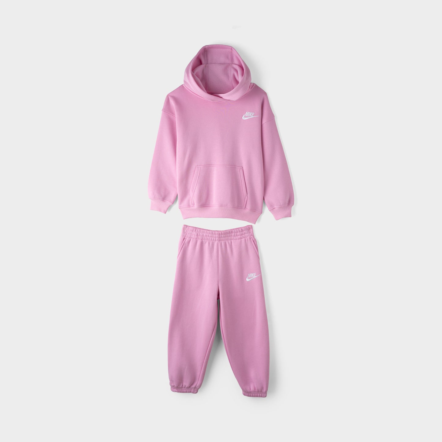 Nike Children's Club Fleece Oversized Set / Pink Rise