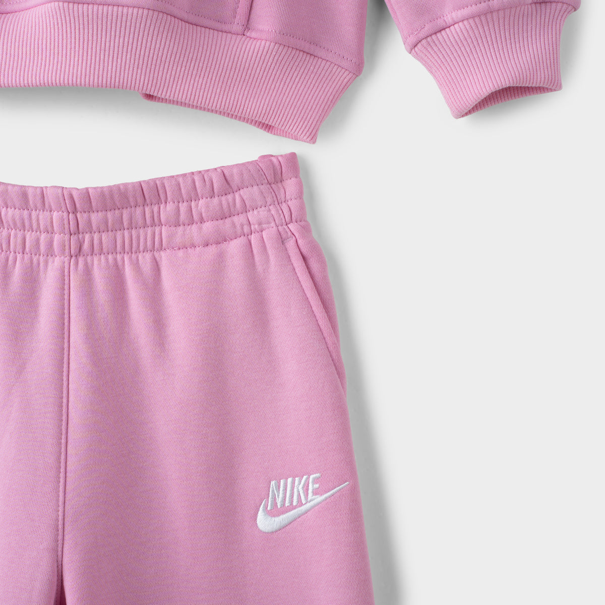 Nike Children's Club Fleece Oversized Set / Pink Rise