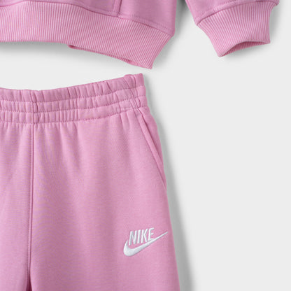 Nike Children's Club Fleece Oversized Set / Pink Rise