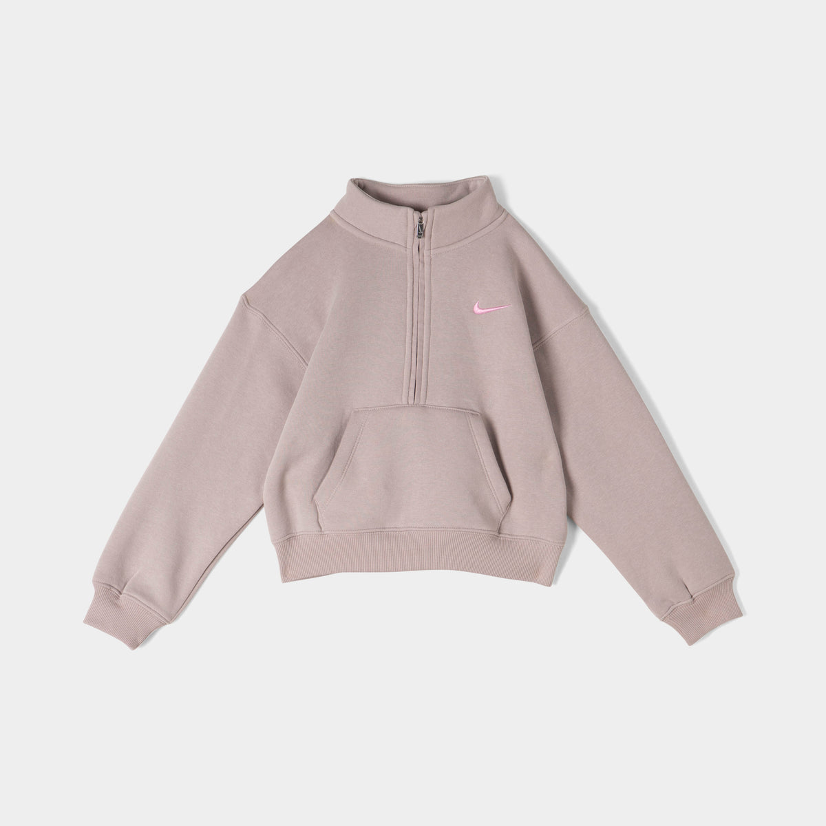Nike Children's Fleece 1/4 Zip Pant Set / Moon Particle
