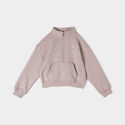 Nike Children's Fleece 1/4 Zip Pant Set / Moon Particle