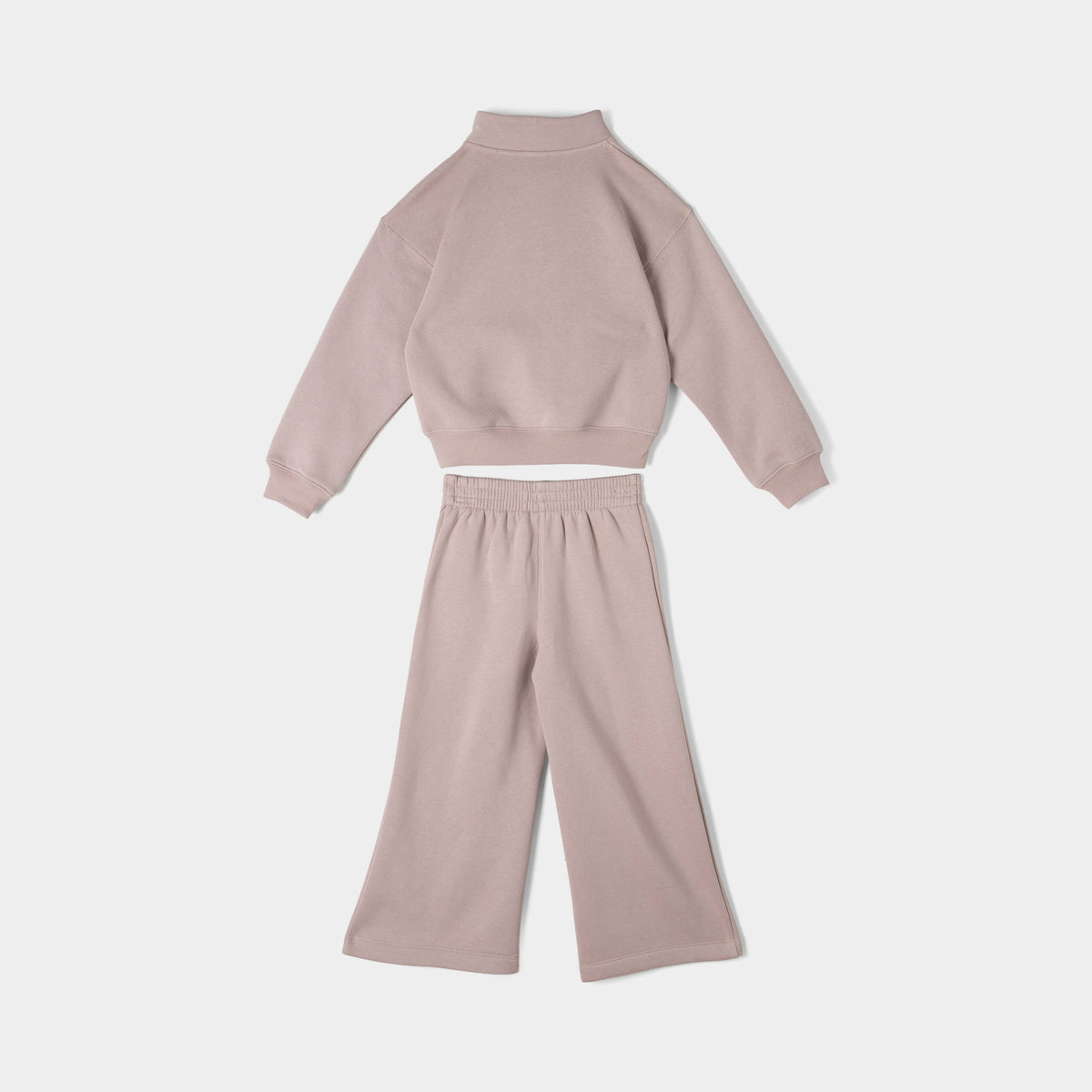Nike Children's Fleece 1/4 Zip Pant Set / Moon Particle