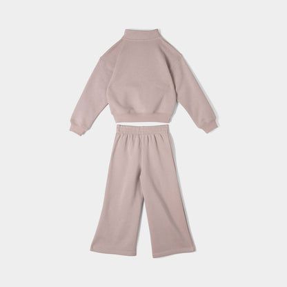 Nike Children's Fleece 1/4 Zip Pant Set / Moon Particle